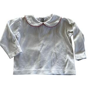Classy Couture White Long Sleeve Top - 24 Months